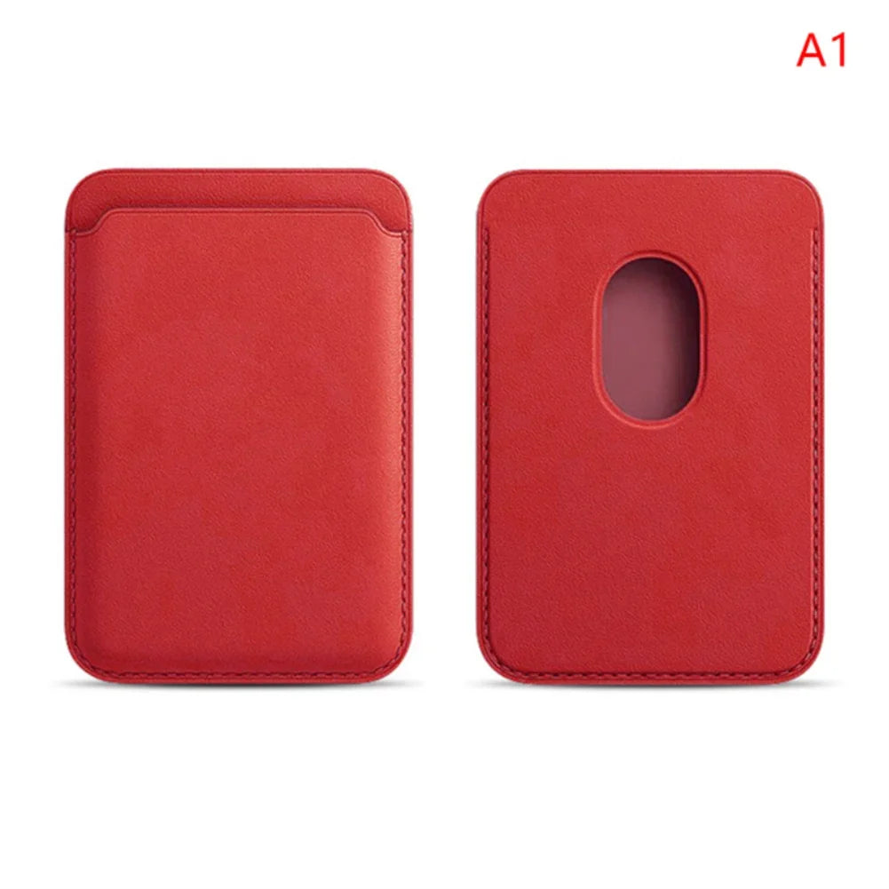 Magnetic Leather Card Wallet For iPhone & Samsung