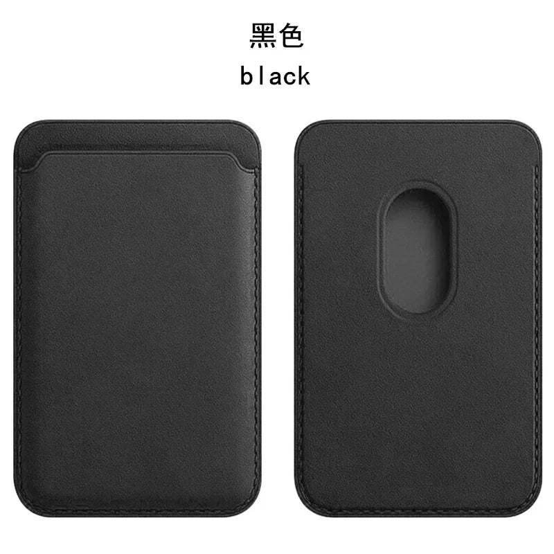 Magnetic Leather Card Wallet For iPhone & Samsung